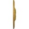 Ekena Millwork Richmond Ceiling Medallion (Fits Canopies up to 2 5/8"), Hand-Painted Pharaohs Gold, 18"OD x 1 3/8"P CM18RIPGS - alternate 2